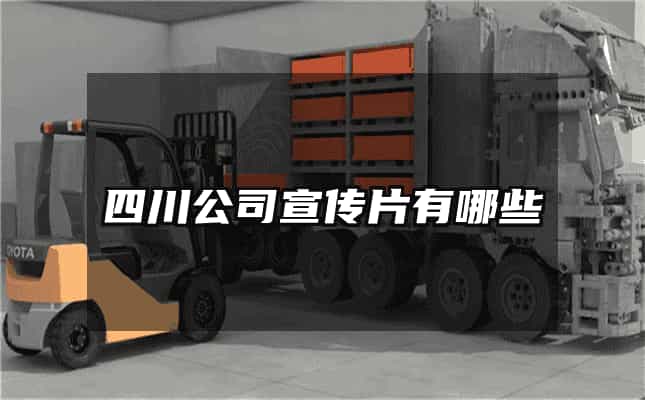 四川公司宣傳片有哪些
